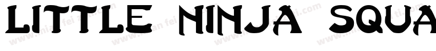little ninja square字体转换